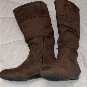 Brown Suede Women's Boots size 7